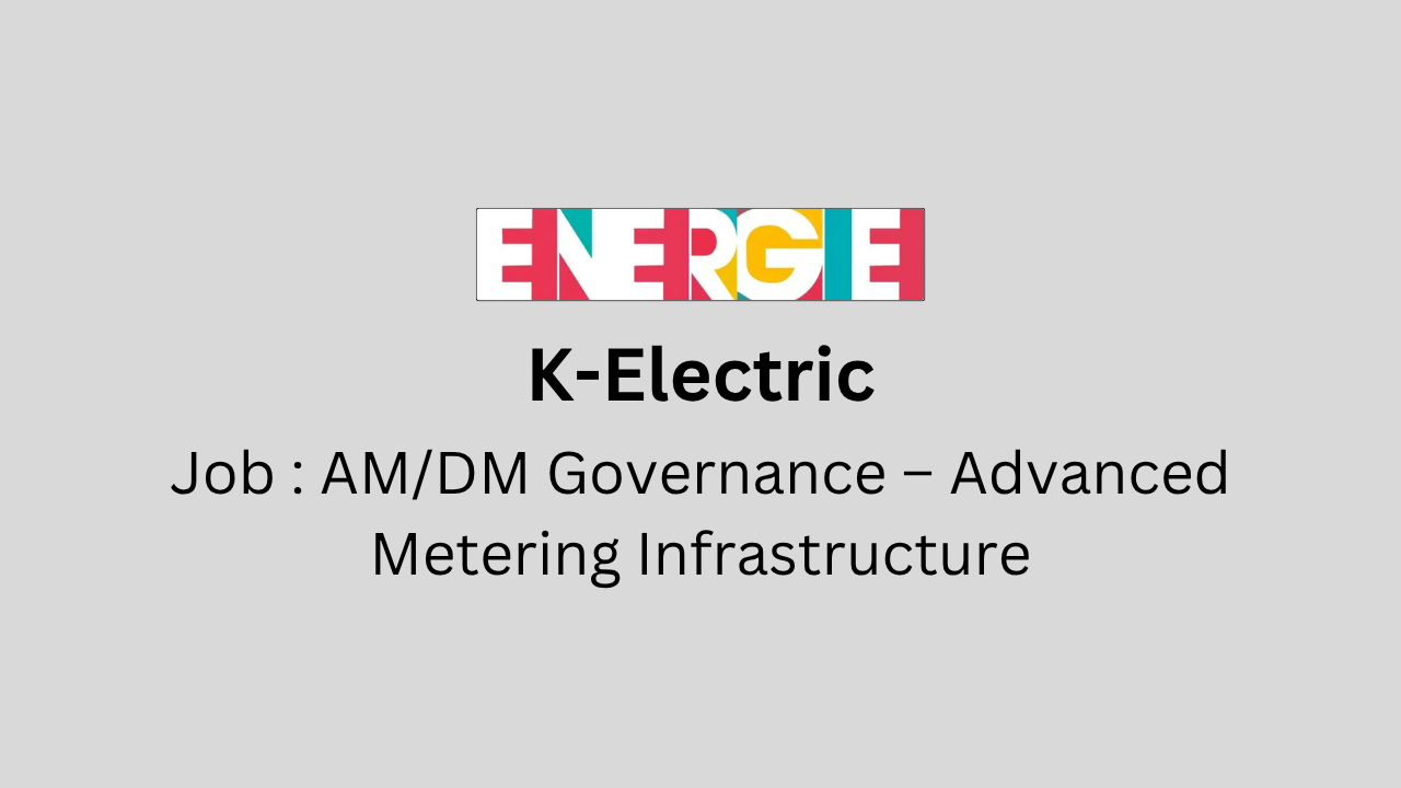AM/DM Governance – Advanced Metering Infrastructure