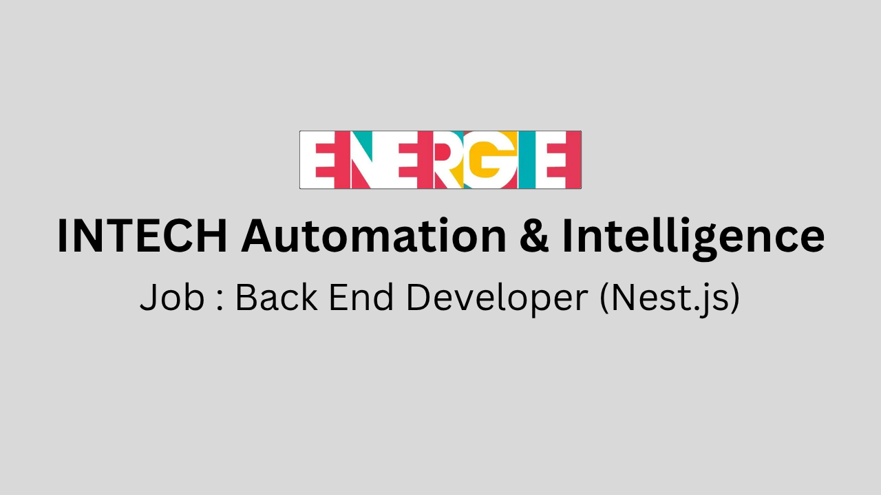 Back End Developer (Nest.js)