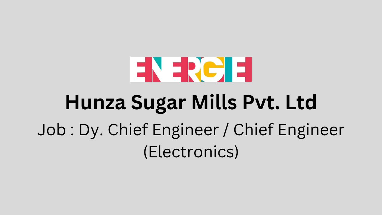Dy. Chief Engineer / Chief Engineer (Electronics)