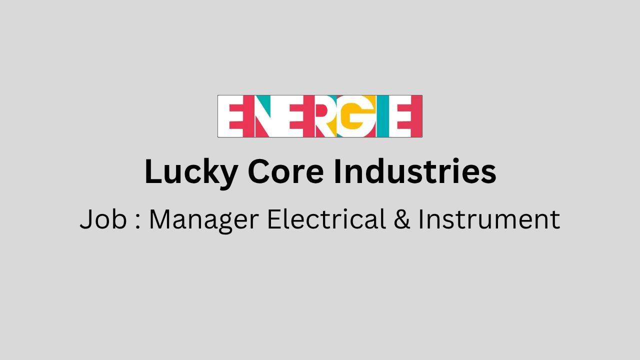 Manager Electrical & Instrument