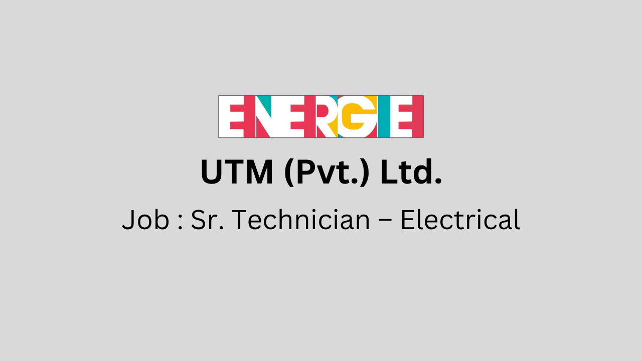 Sr. Technician – Electrical