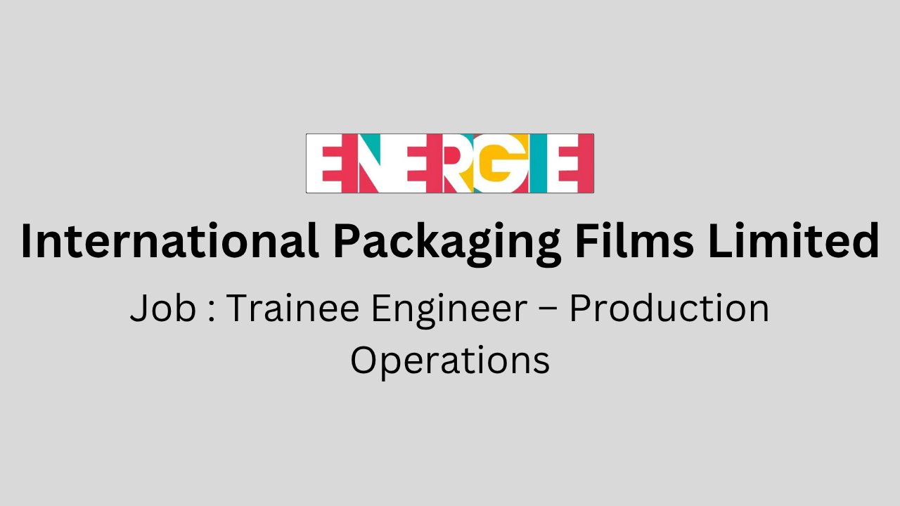 Trainee Engineer – Production Operations