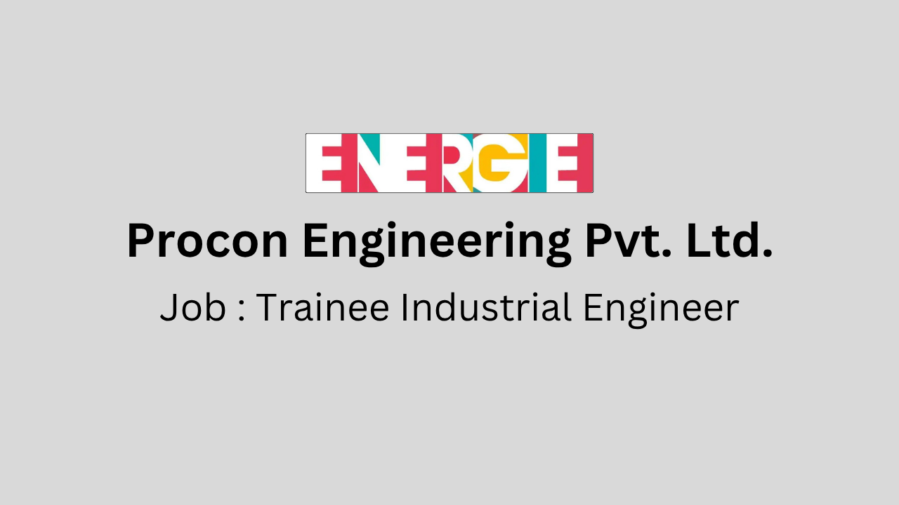 Trainee Industrial Engineer
