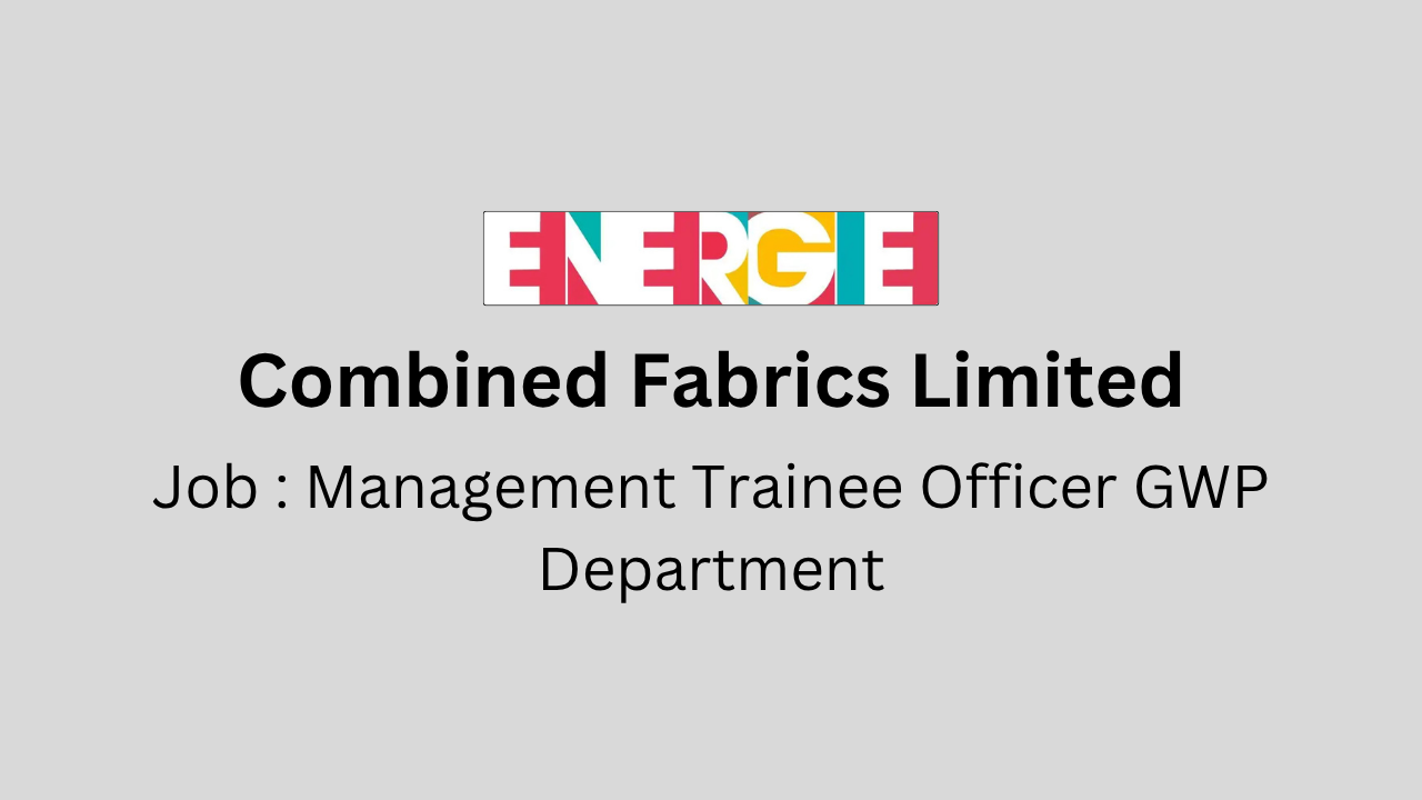 Management Trainee Officer GWP Department