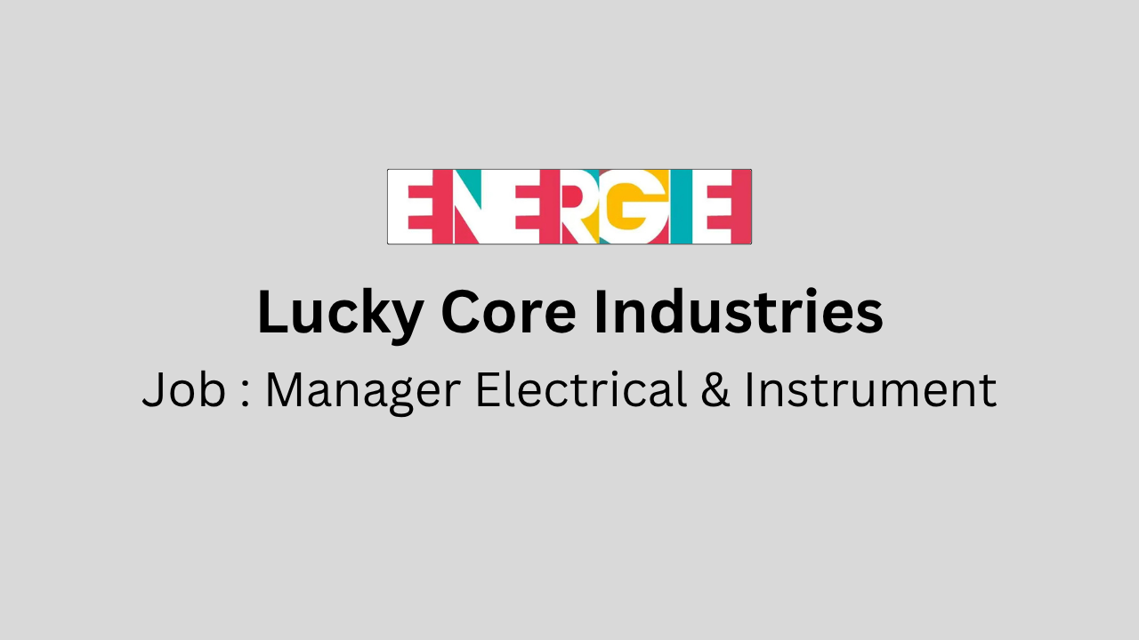 Manager Electrical & Instrument