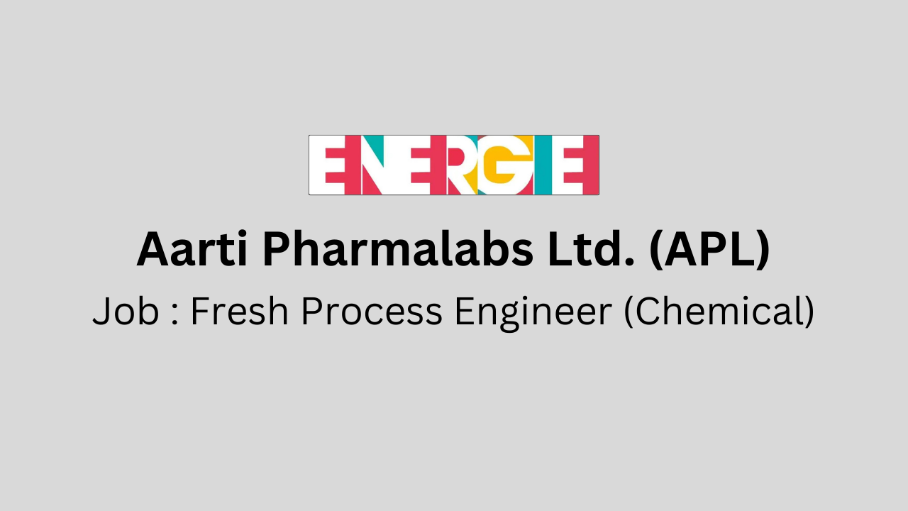 Fresh Process Engineer (Chemical)