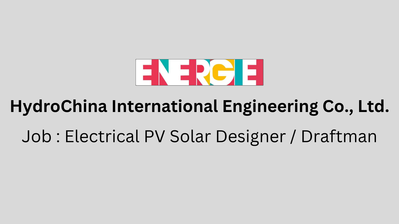 Electrical PV Solar Designer / Draftman