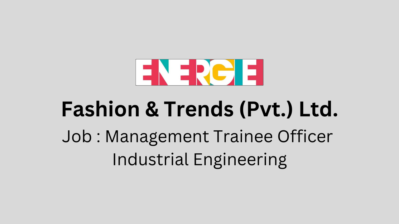 Management Trainee Officer Industrial Engineering