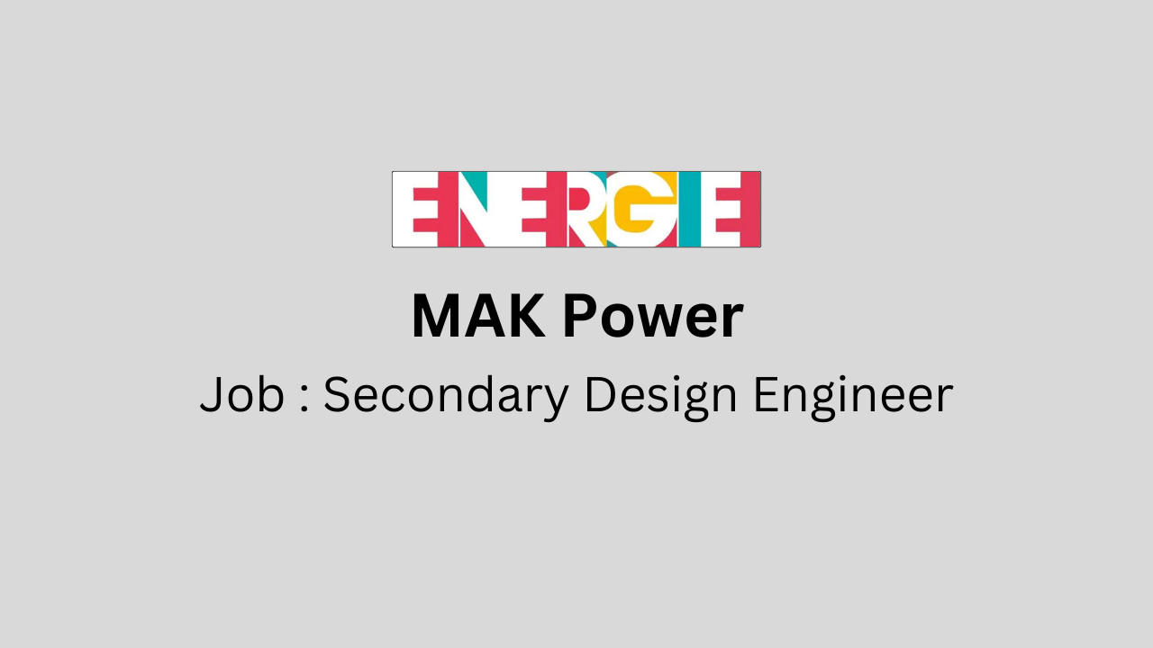 Secondary Design Engineer