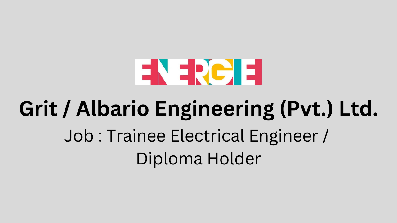 Trainee Electrical Engineer / Diploma Holder