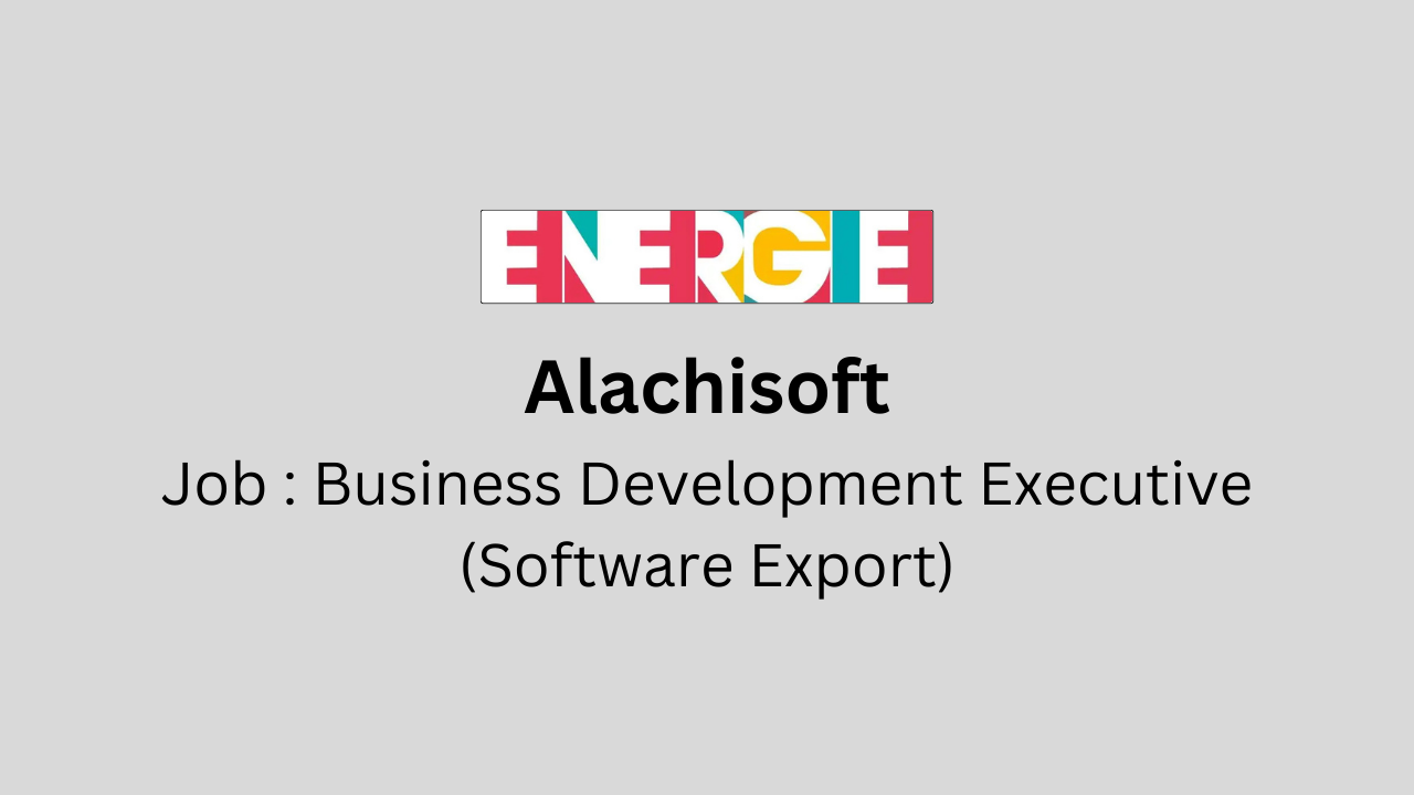 Business Development Executive (Software Export)