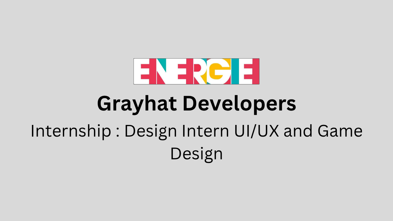 Design Intern UI/UX and Game Design