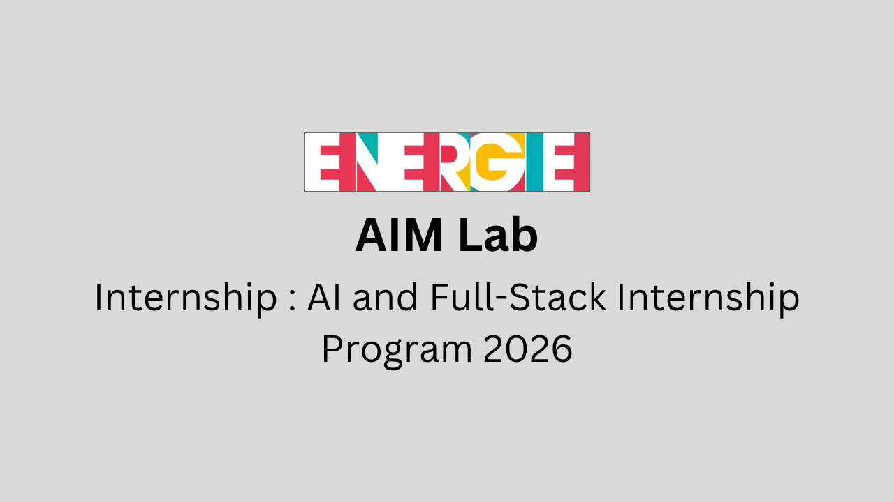 AI and Full-Stack Internship Program 2026