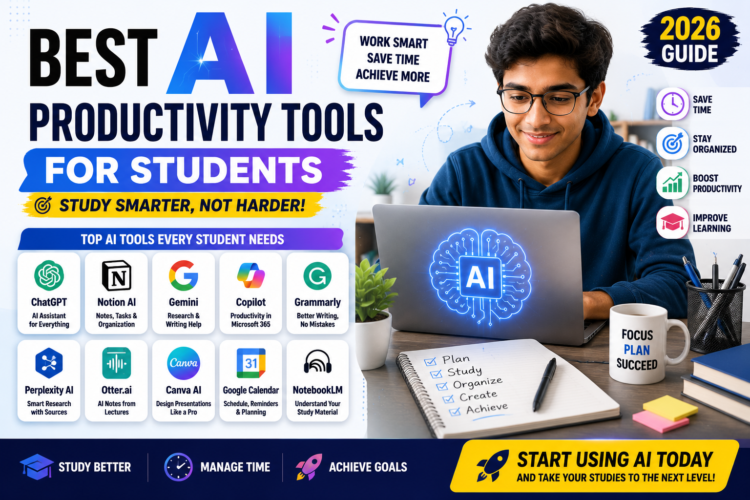 Best AI Productivity Tools for Students