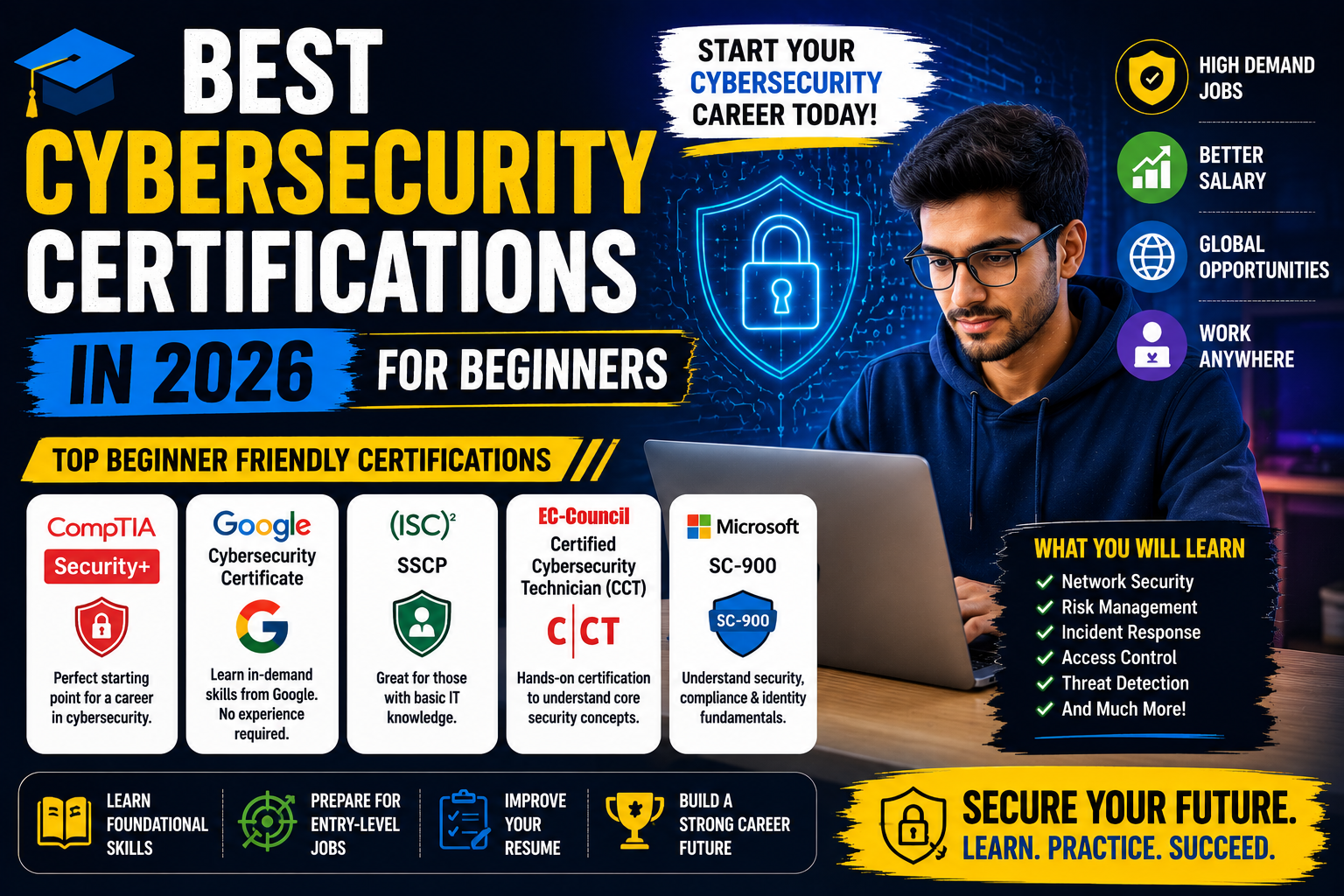 Best Cybersecurity Certifications in 2026